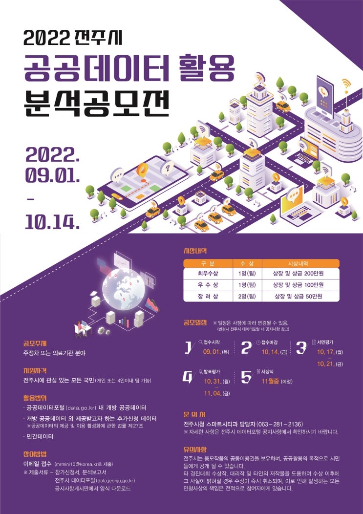  2022 전주시 공공데이터 활용 분석 공모전