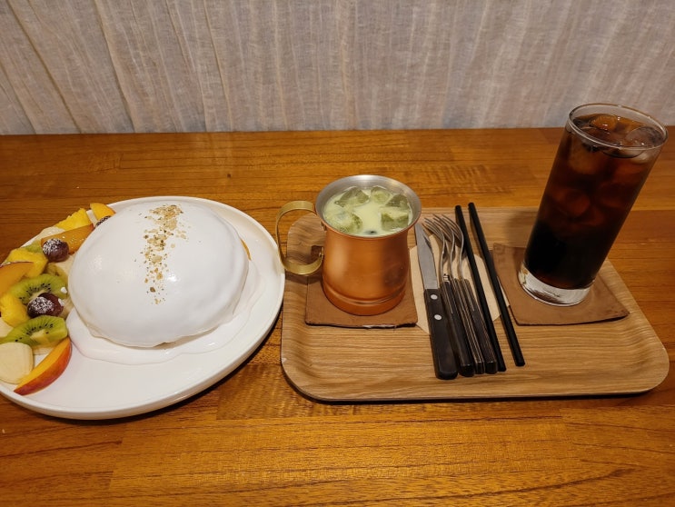  보정동 카페거리 맛집 백금당 다녀왔어요! 수플레 팬케이크 감동의 맛!