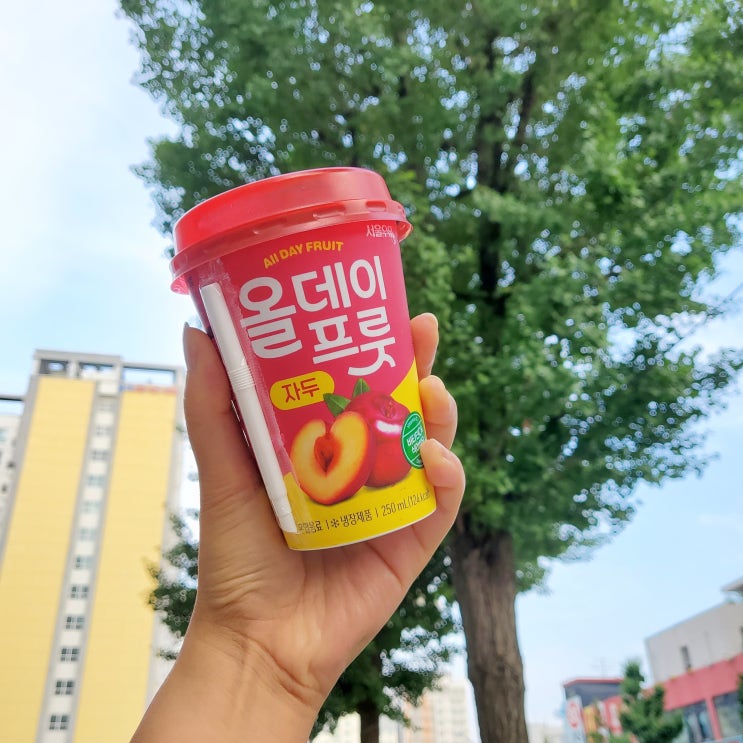 서울우유 신제품 올데이프룻 과일에이드 딱 좋아