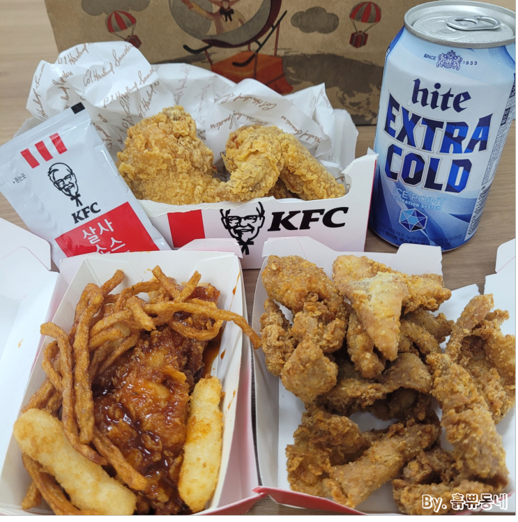 [청주 오창 맛집] 떡볶이 치킨 떡복킨 블랙라벨 솔직 후기 "KFC 청주오창"
