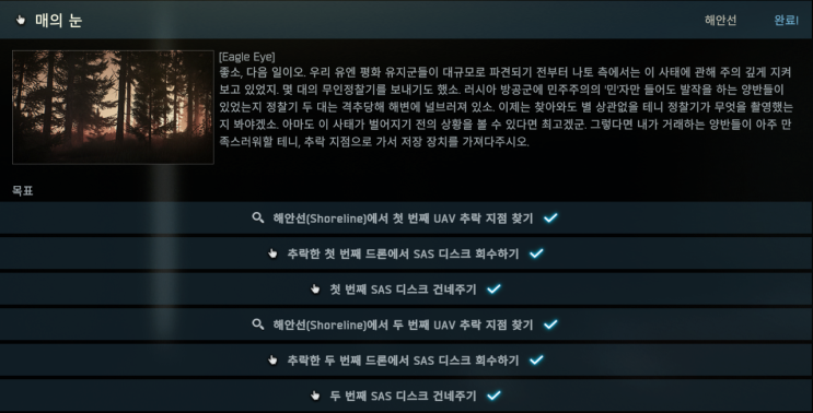  매의 눈(Eagle Eye) - 피스키퍼