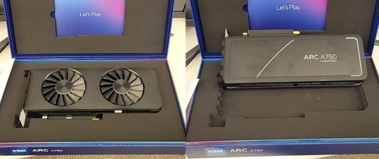 인텔 Intel Arc A770/A750 그래픽카드 시리즈 메모리 용량 스펙 확인 인텔 Intel Arc A770/A750 그래픽카드 시리즈 메모리 용량 스펙 확인