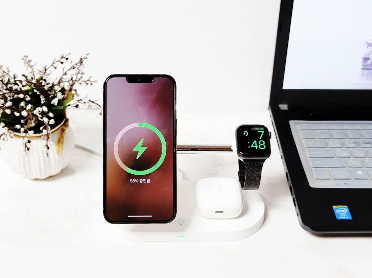 아이폰 magsafe 무선충전기 사용법 간단한 오주주 3in1 맥세이프 추천 아이폰 magsafe 무선충전기 사용법 간단한 오주주 3in1 맥세이프 추천