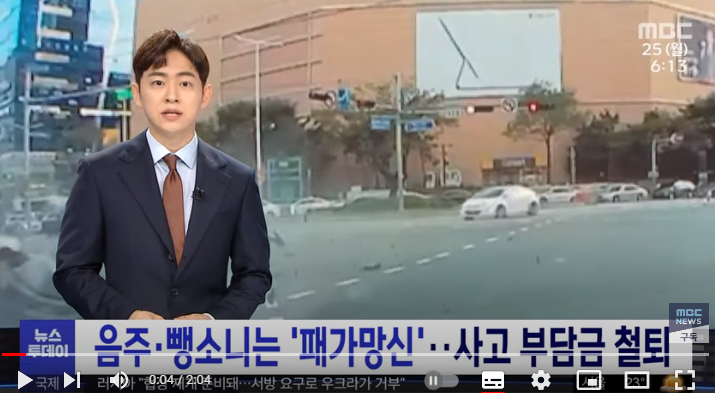음주·뺑소니는 '패가망신'‥사고 부담금 철퇴 / MBC뉴스