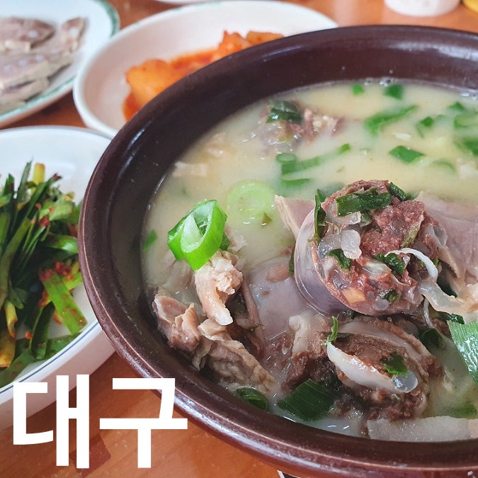  대구순대국밥 숨은 맛집 / 크으~지려.