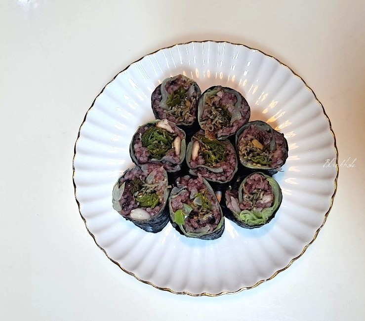  이색 김밥(건강식) 만들기