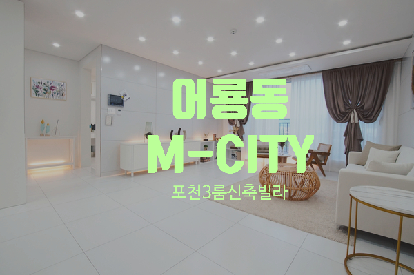 포천시 어룡동 3룸 신축빌라 엠시티 M-CITY