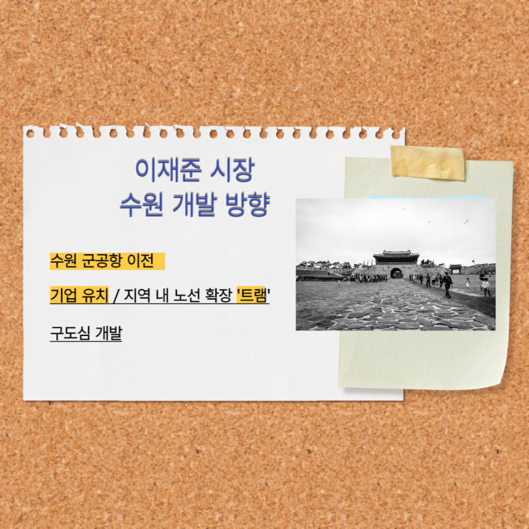  이재준 시장 '수원 개발 방향'
