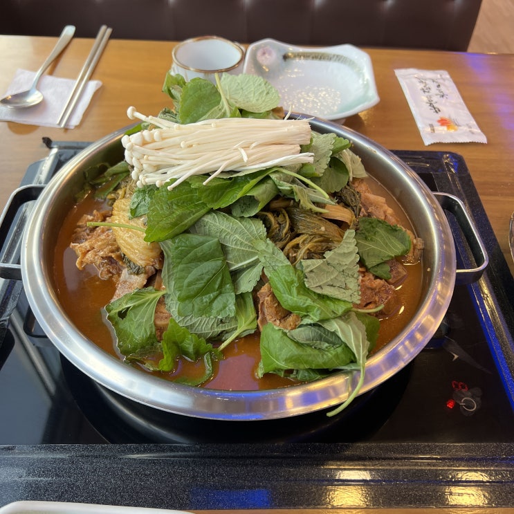 [대구유천교맛집] 뜨끈한 전골 해장국 맛집 "뼈마시감자탕부대찌개" 대곡상인점 방문후기!!