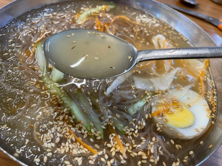 의정부 곰보냉면 줄서먹는 제일시장 스테디맛집