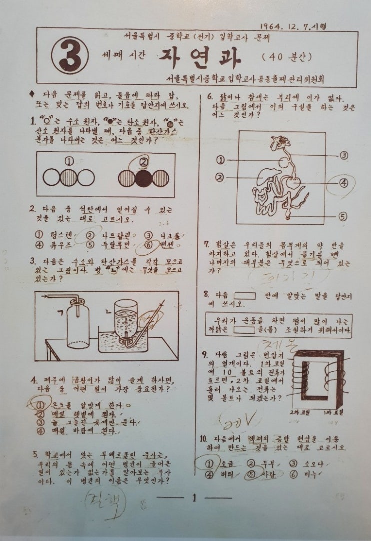  시험문제 출제는 수작업으로 합니다 - 서울교육박물관 탐방기