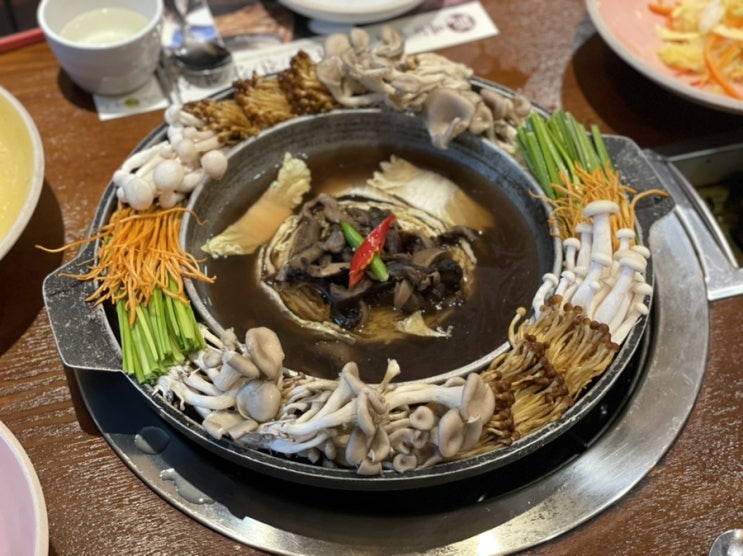 [송도 맛집] 건강밥상 심마니에서 가족 식사 / 갈비찜, 보리굴비, 샤브샤브