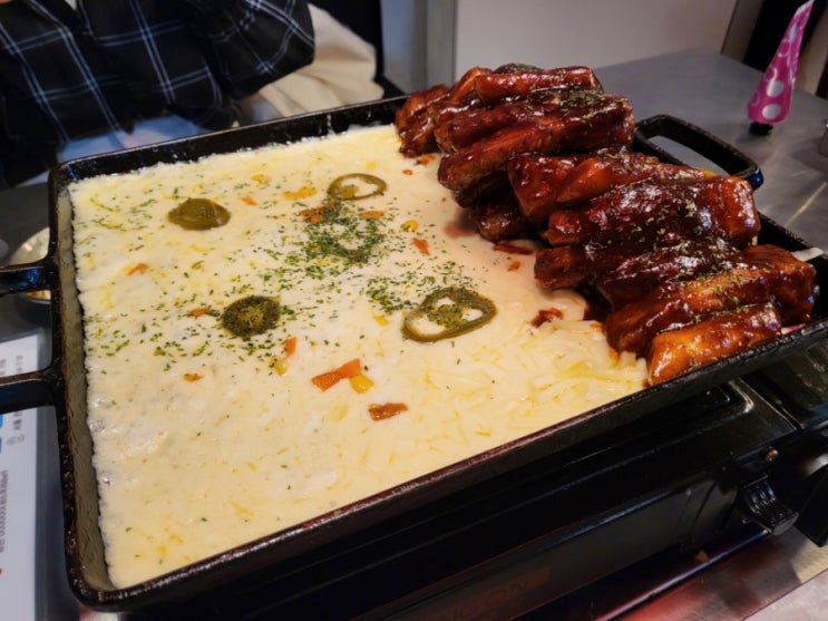  [서울.신림.함지박치즈등갈비] 등갈비 맛집 함지박 치즈 등갈비 신림 본점에서 쥬봄 언니랑 데이트