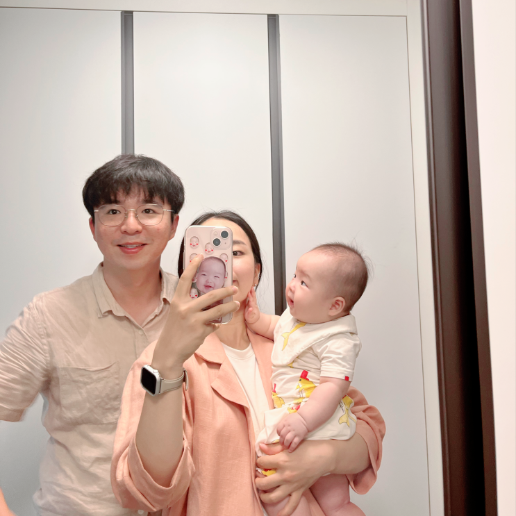 [육아 기록]시댁 식구들과 함께 생일파티 | 생후 6개월 처음으로 아기의자 앉은 날 | 하람이 할머니, 할아버지 사랑 듬뿍 받고 온 날