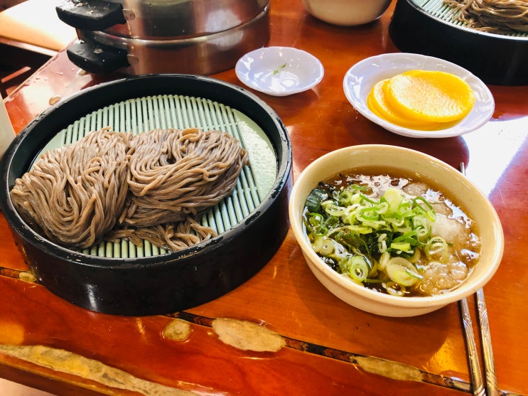  인천 냉모밀 맛집추천 주안 청실홍실