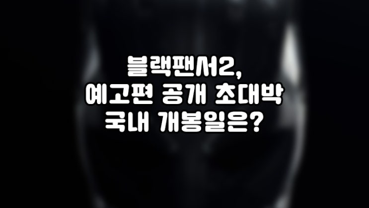  블랙팬서2 와칸다 포에버 티저예고편, 24시간만에 1억뷰 달성