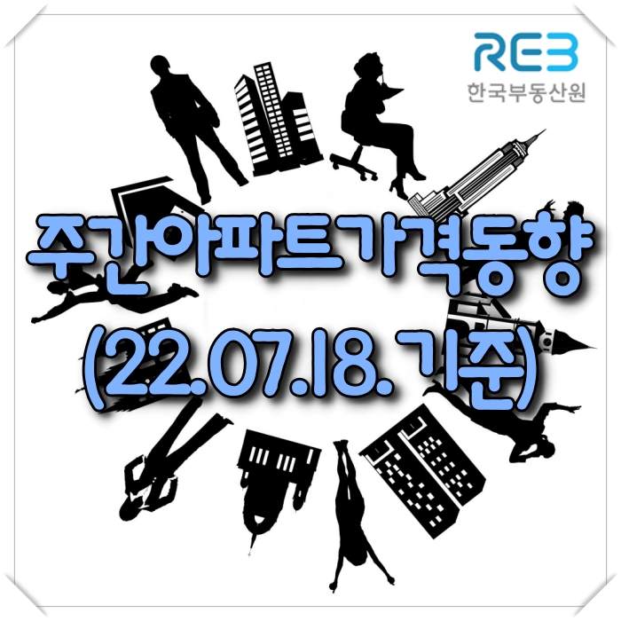  【모두부동산】 한국부동산원-광주광역시아파트 가격동향(22.07.18)