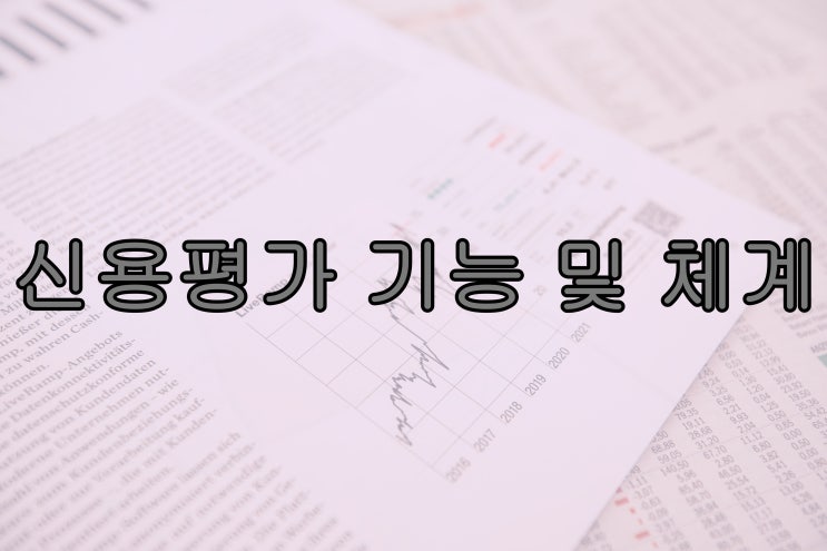  신용평가 기능 및 체계