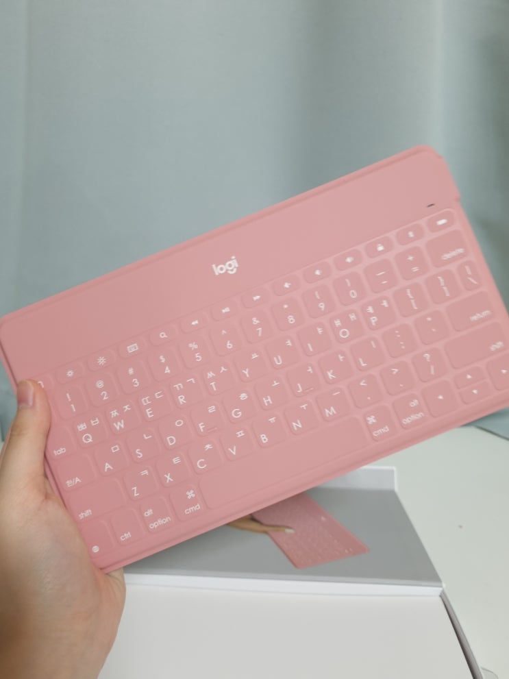  탭이랑 사용하기 좋은 로지텍 무선 키보드 키즈투고 사용 후기!! k380과 비교