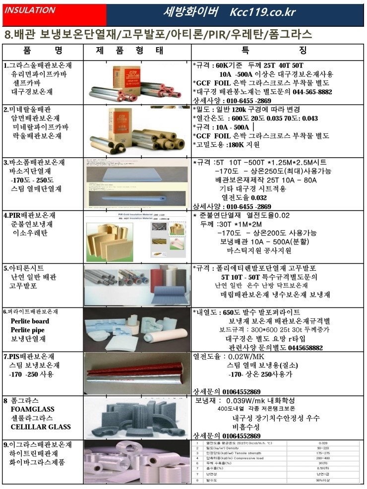  소방배관공사 스프링클러 소방배관보온재 설비배관보온재 고무발포 아티론 캔심보온부자재 세방화이버.