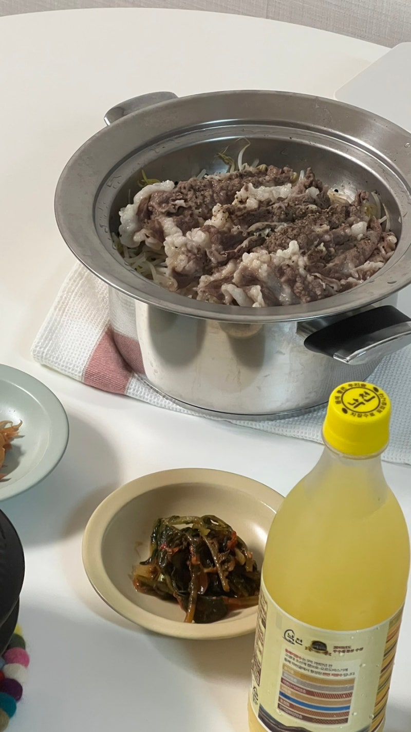 찜기추천 깔끔하고 요시카와 스텐 돔형 찜기 - m사이즈 후기