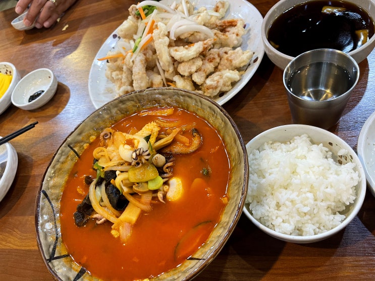  불타는 짬뽕 본오동점 "짬뽕, 짜장면, 탕수육" 본오동 먹자골목 짬뽕 맛집: 안산/본오동