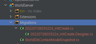  dotnet ef migrations 사용 방법
