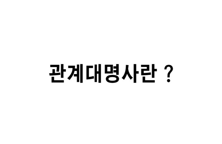  [영문법] 관계대명사의 의미 (접속사와 관계사의 관계)
