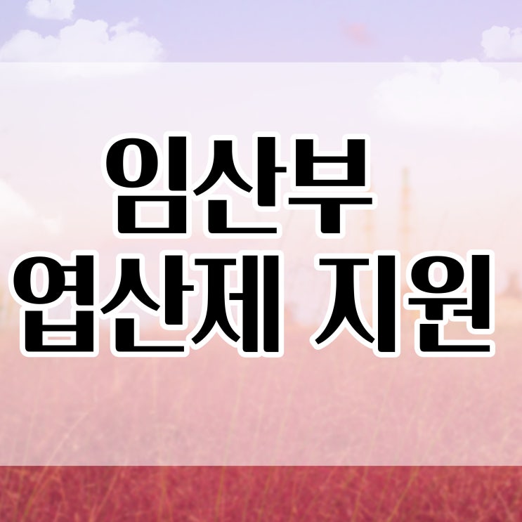  임산부 혜택 - 보건소 엽산 지원 받는 방법!