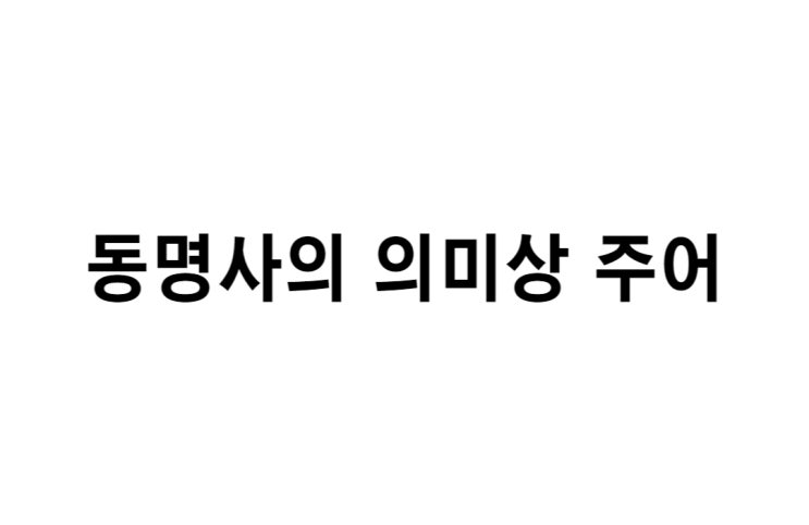  [영문법] 동명사의 의미상 주어