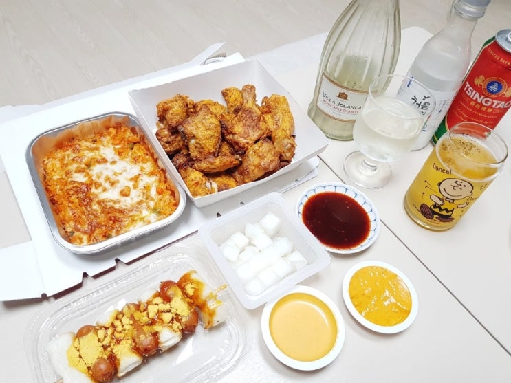  굽네치킨 메뉴 추천/ 중복/복날은 역시 치킨이지/고추바사삭/볼케이노 치즈치밥/치맥