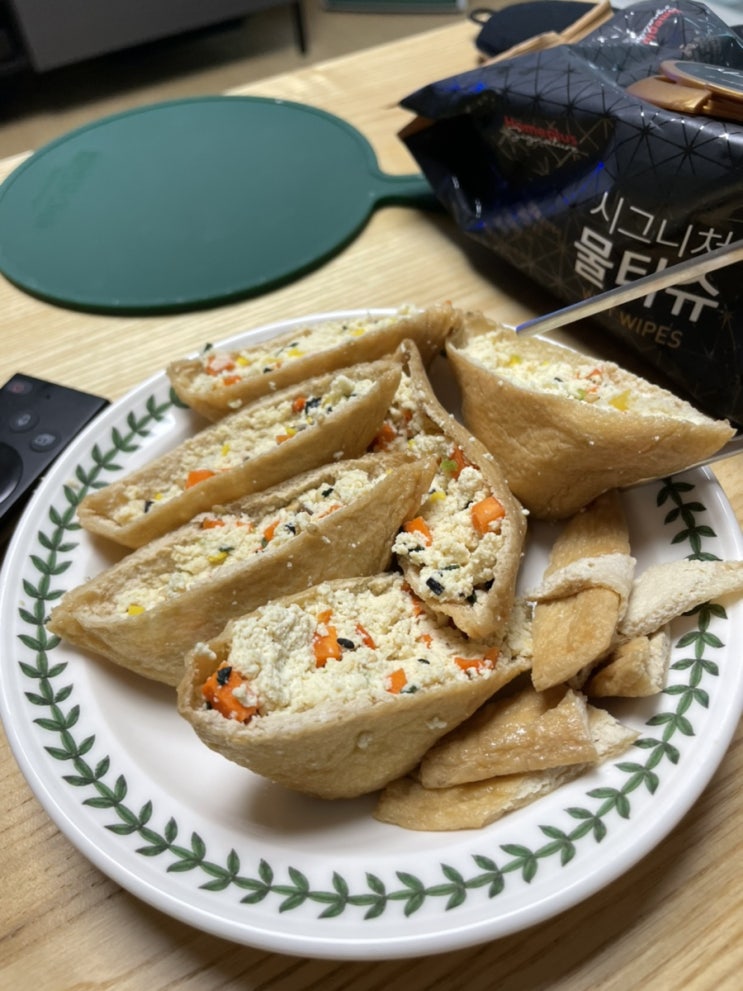  (맛있는 다이어트요리) 고소한 두부 유부초밥