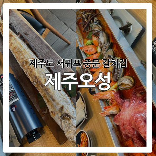  [제주 갈치 집] 중문에 위치한 통갈치 집 '제주오성'
