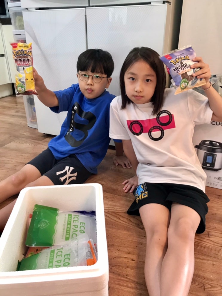 교동식품 포켓몬빵 증정이벤트 띠부씰득템 오장동냉면주문 / 슬쌍디아빠