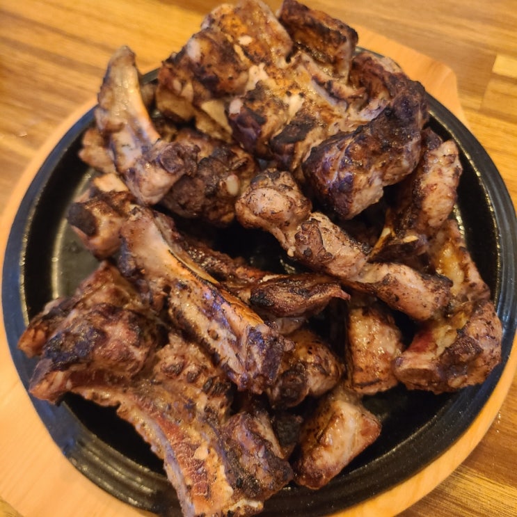  [별내등갈비맛집] 소금, 갈비맛 등갈비 즐기기 - 등갈비의신 등신유선생