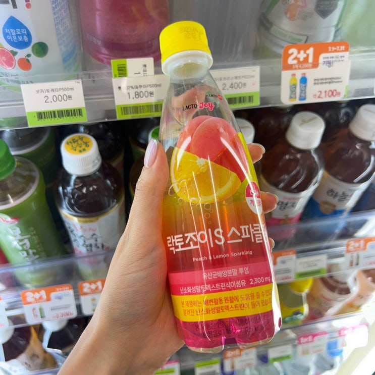  유산균음료 락토조이 S 스파클링, 편의점신상 추천템