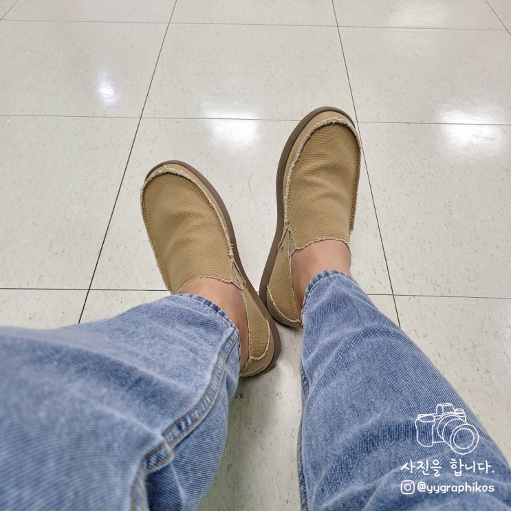  [신발] 크록스 - 산타 크루즈 캔버스 로퍼 카키 (10128-261)