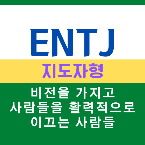 ENTJ 특징, MBTI 유형 지도자형