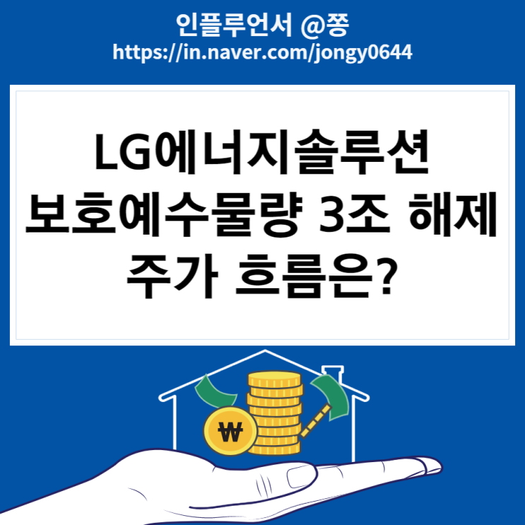 엘지에너지솔루션 보호예수물량 4조 락업해제 뜻, 주가 전망