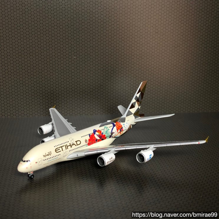 [1/500 여객기] 에티하드 항공 A380 Choose South Korea 기념도장