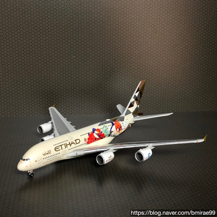  [1/500 여객기] 에티하드 항공 A380 Choose South Korea 기념도장