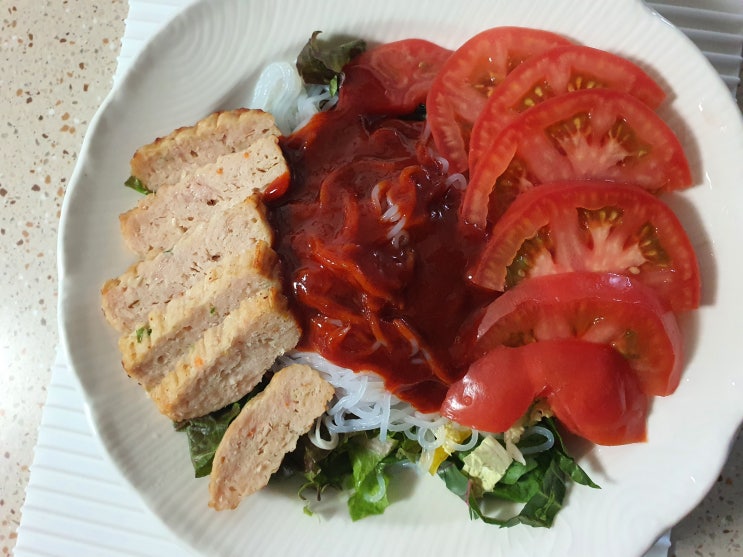  〔곤약국수〕  비빔면  실컷  마음 놓고 먹기