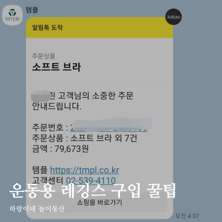  템플 추천인 yerin5343 레깅스 최대 할인 꿀팁