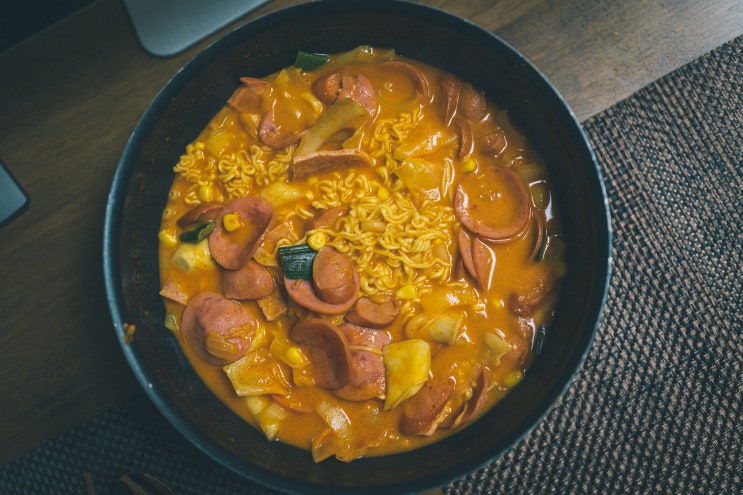  캠핑밀키트 더팜홈쿡 부대찌개 집에서 해먹었어요