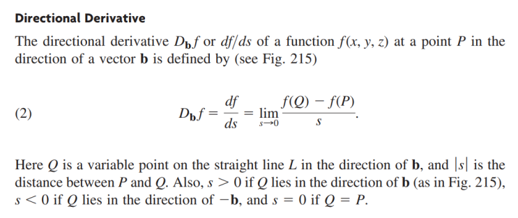 [미분적분학] 방향도함수 (Directional Derivative)