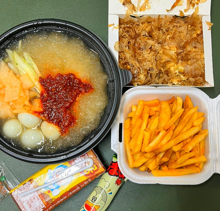  대구 신천동 타코야끼 배달 맛집 냉면과 이색조합 : 우마이 타코