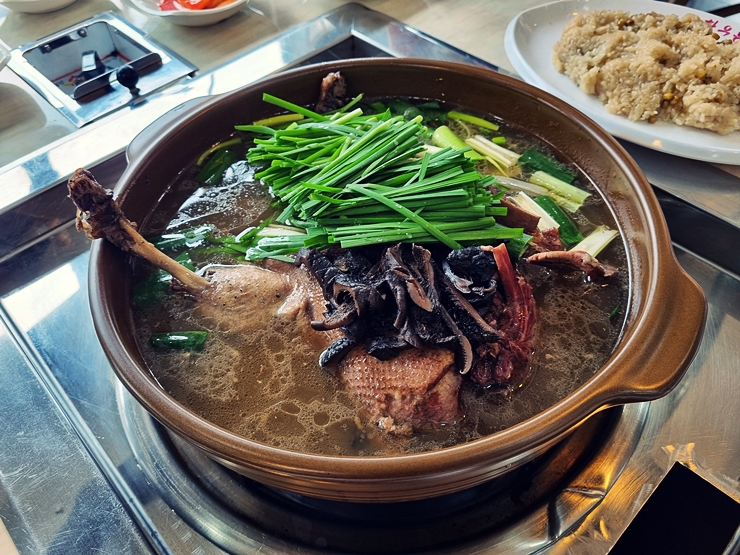  인천 부평구 청천동 누룽지 오리백숙 맛집
