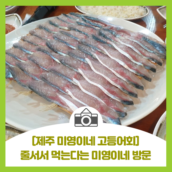  [제주 미영이네 고등어회]줄서서 먹는다는 고등어회 고등어맑은탕 미영이네 방문