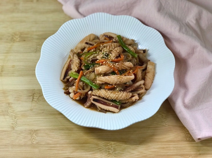  엄마 밥더주세요 라고 말하게 해주는 밥도둑 요리 안매운 간장 오징이 볶음