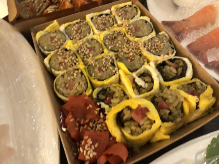  동문시장 야시장 메뉴추천 삼춘네 전복김밥